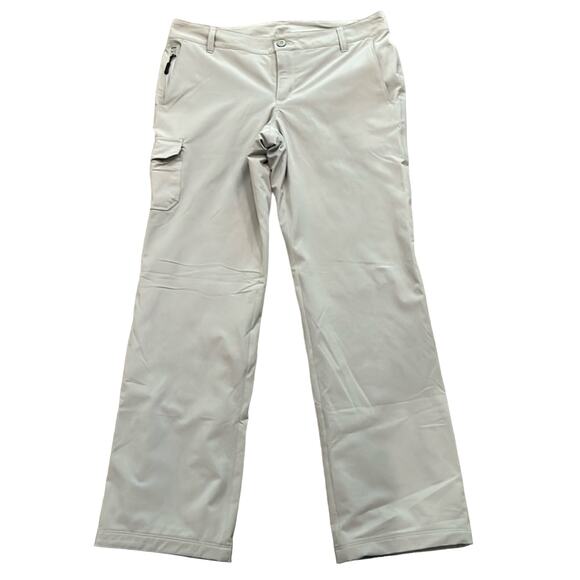 NWT Eddie Bauer Women's Travex Fleece Lined Pant Light Gray Size 10 - Picture 1 of 8